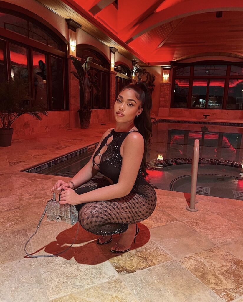 Jordyn Woods online personality glamour photo gallery